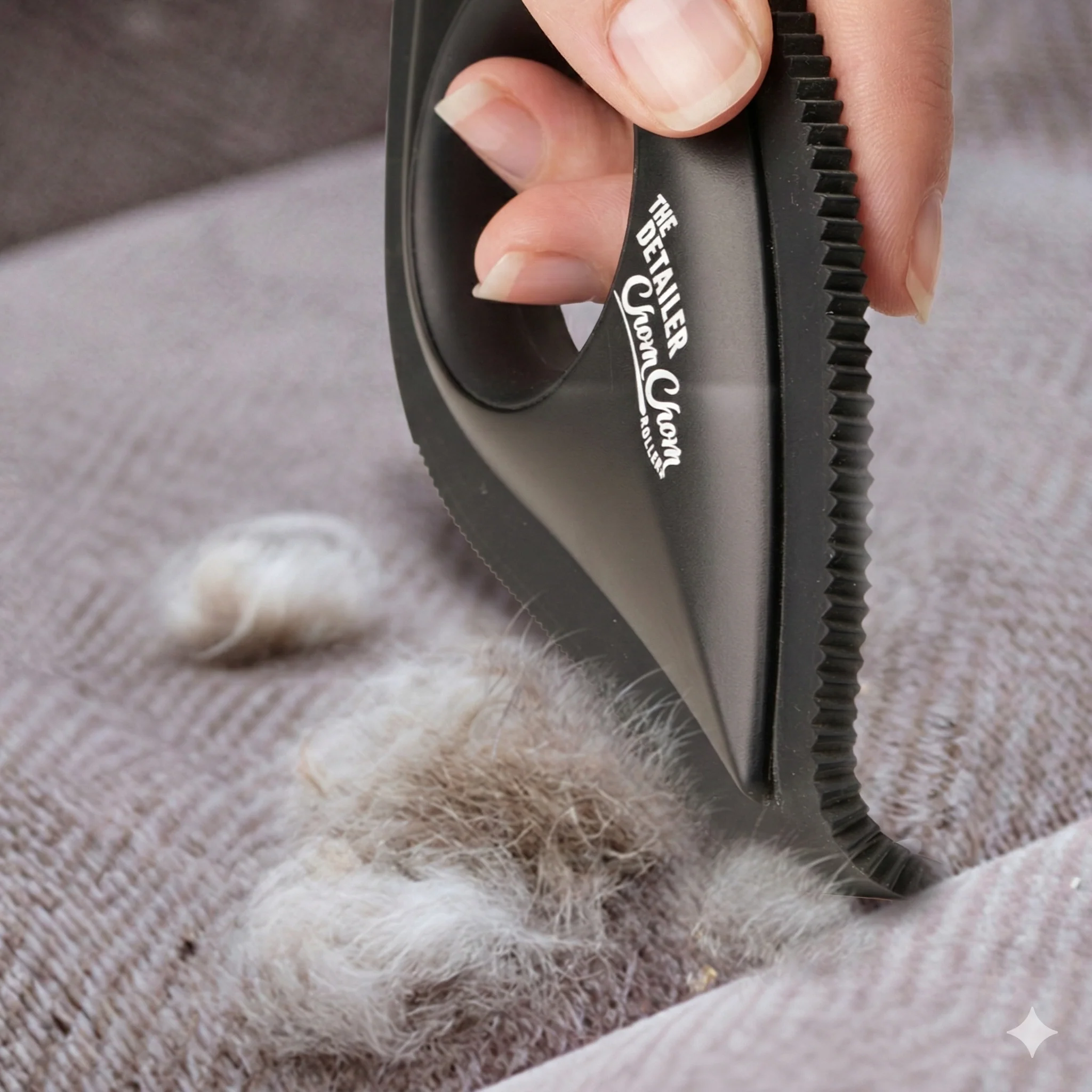 ChomChom Detailer precision pet hair remover for clothing carpets and hard to reach areas